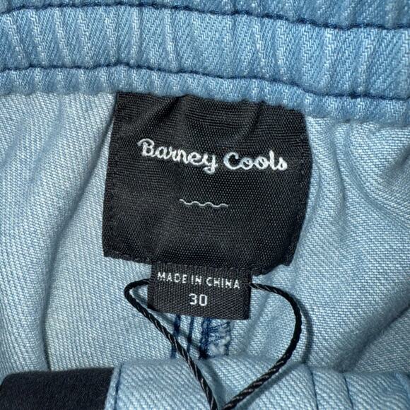 Barney Cools NWT Men's Poolside 17" Denim Pull-On Shorts Indigo Size 30 - Picture 5 of 8